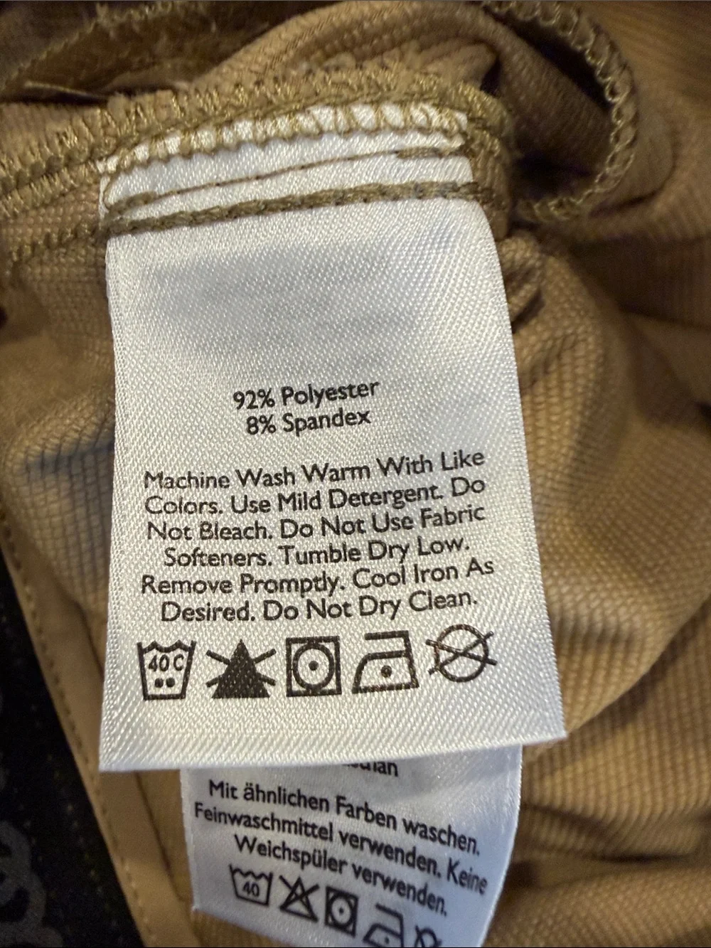 Eddie Bauer lightweight tan